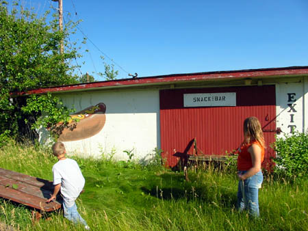 M-60 Drive-In Theatre - Snack Bar - Photo From Water Winter Wonderland